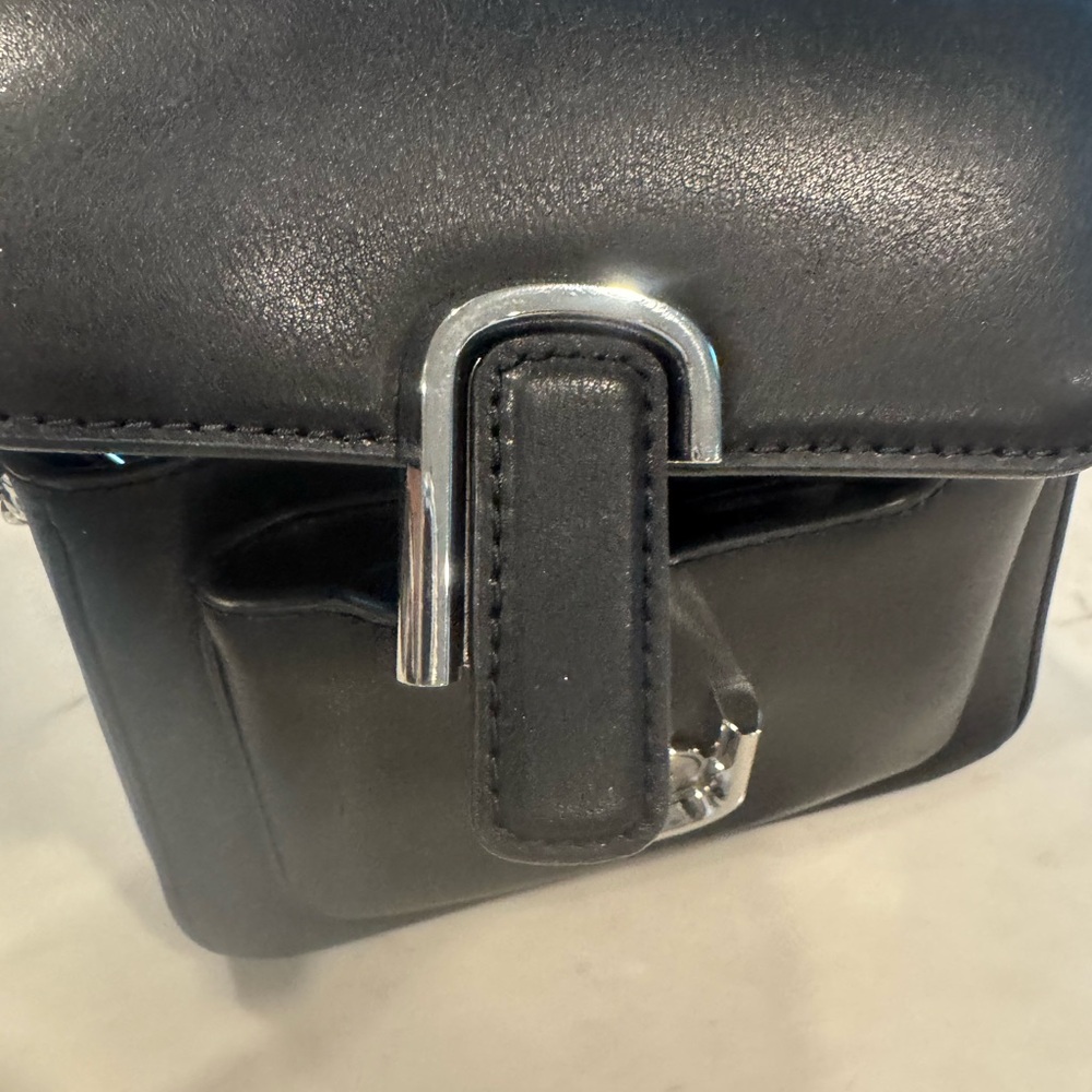 Marc Jacobs Black Hand Bag with Silver Accents - Picture 8 of 8
